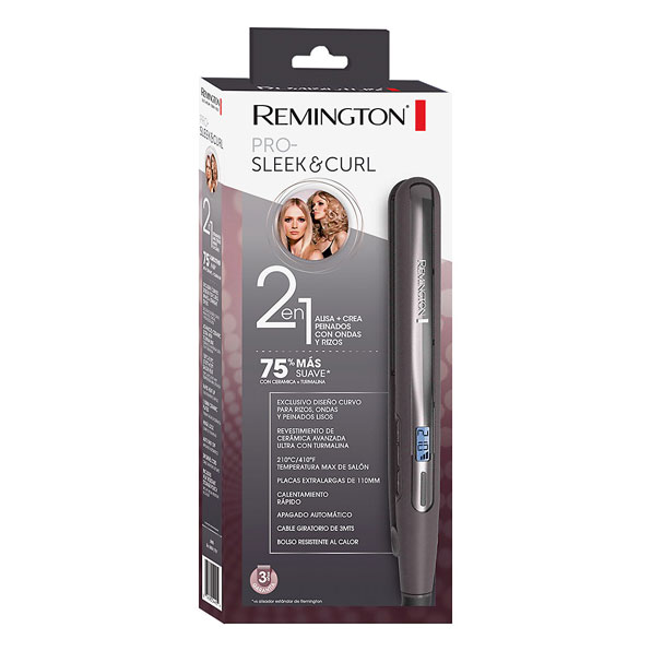 Plancha para cabello Remington Pro-Sleek & Curl