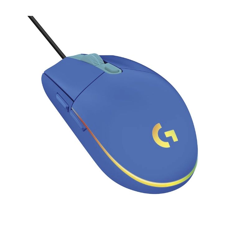 Mouse Óptico Gaming Logitech G203 LIGHTSPEED Azul 8000DPI 6 Botones