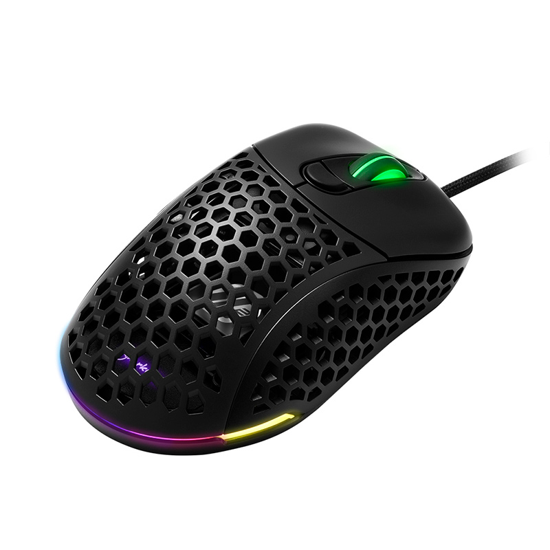 Mouse Alámbrico Gaming Sharkoon Light² 200 RGB 16000DPI 6 Botones Negro