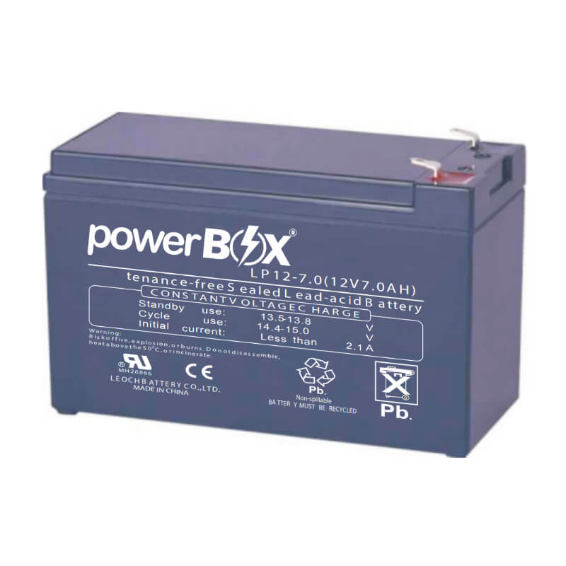 Batería para UPS PowerBox 7Ah 12v