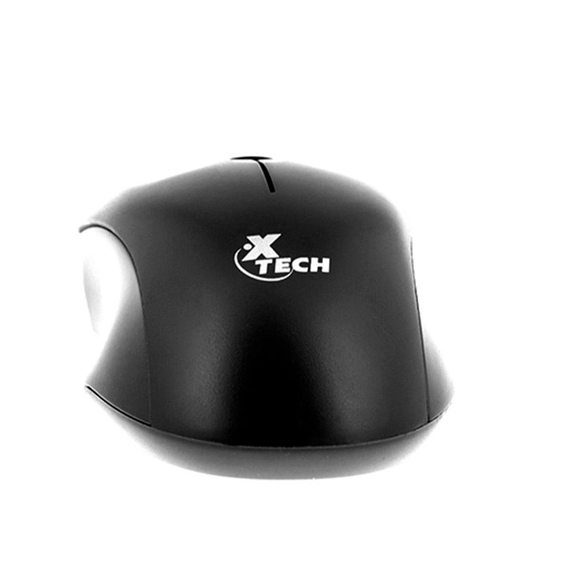 Mouse Alámbrico Xtech XTM-185 3D Óptico 800DPI Negro