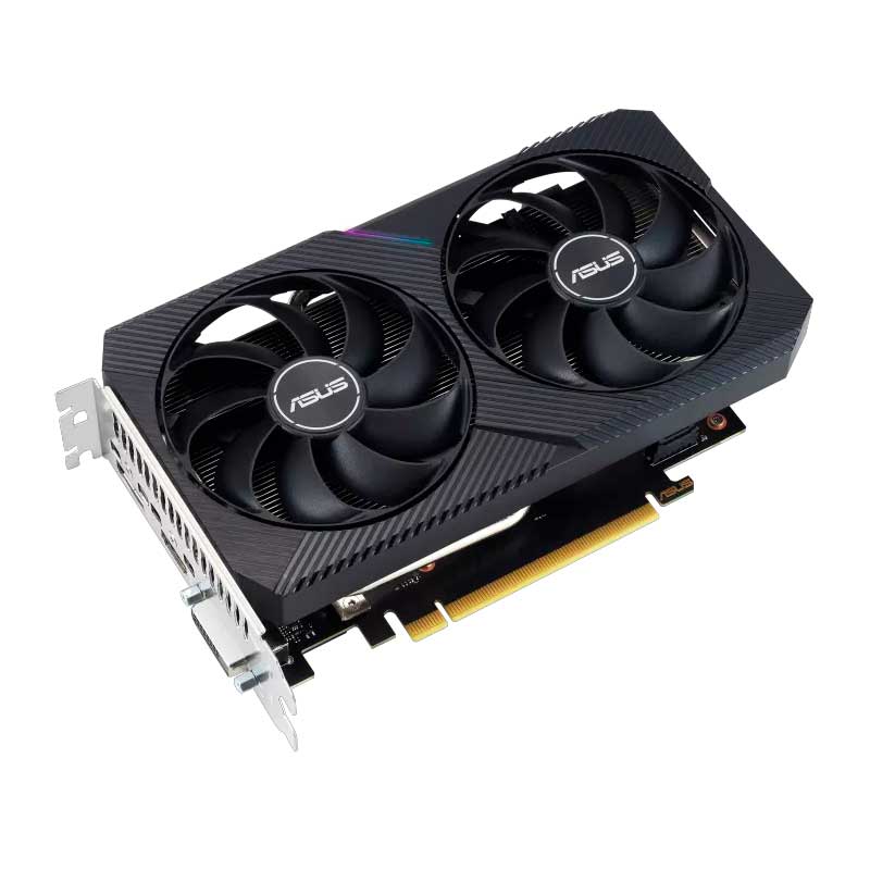 Tarjeta de Video 8GB GDDR6 Asus GeForce RTX 3050 Dual GeForce V2 OC HDMI DP DVI PCI 4.0