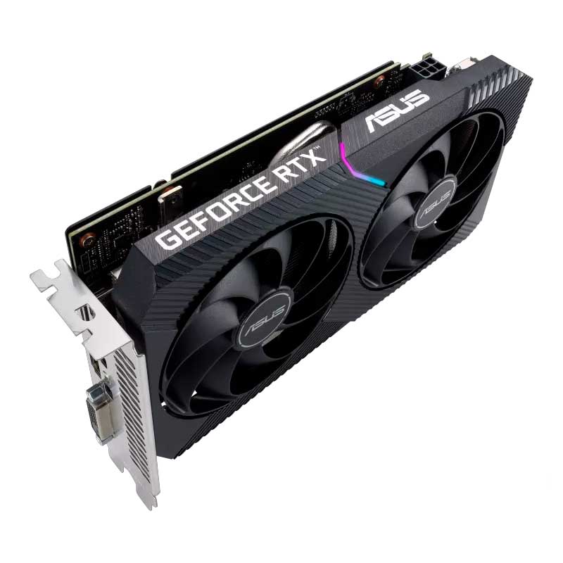 Tarjeta de Video 8GB GDDR6 Asus GeForce RTX 3050 Dual GeForce V2 OC HDMI DP DVI PCI 4.0