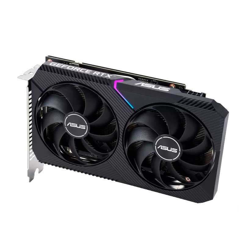 Tarjeta de Video 8GB GDDR6 Asus GeForce RTX 3050 Dual GeForce V2 OC HDMI DP DVI PCI 4.0