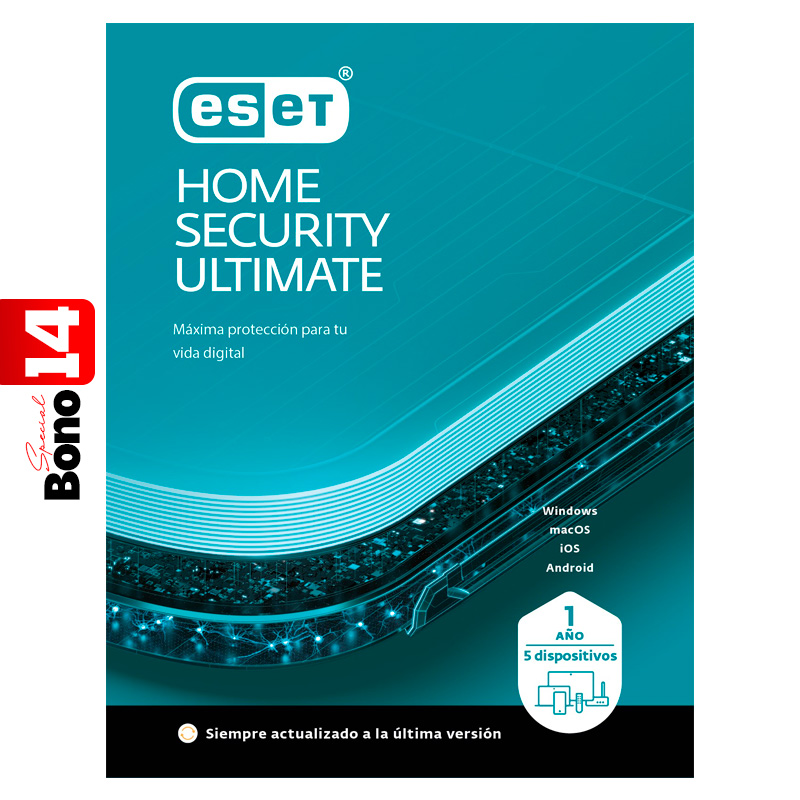 Licencia ESET Home Security Ultimate 5 dispositivos 1 Año ESD ***DIGITAL***