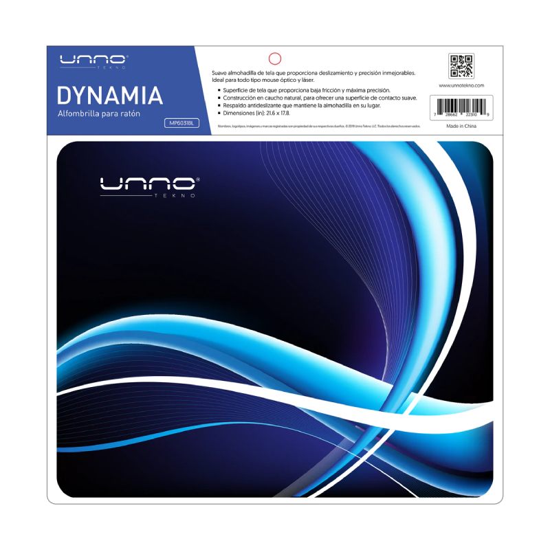 Mousepad Unno Tekno Dynamia Azul
