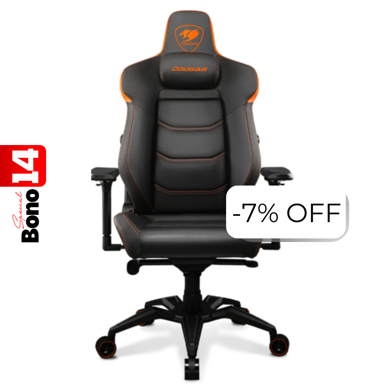 Silla Gaming Cougar Armor EVO Negro Naranja Open Box