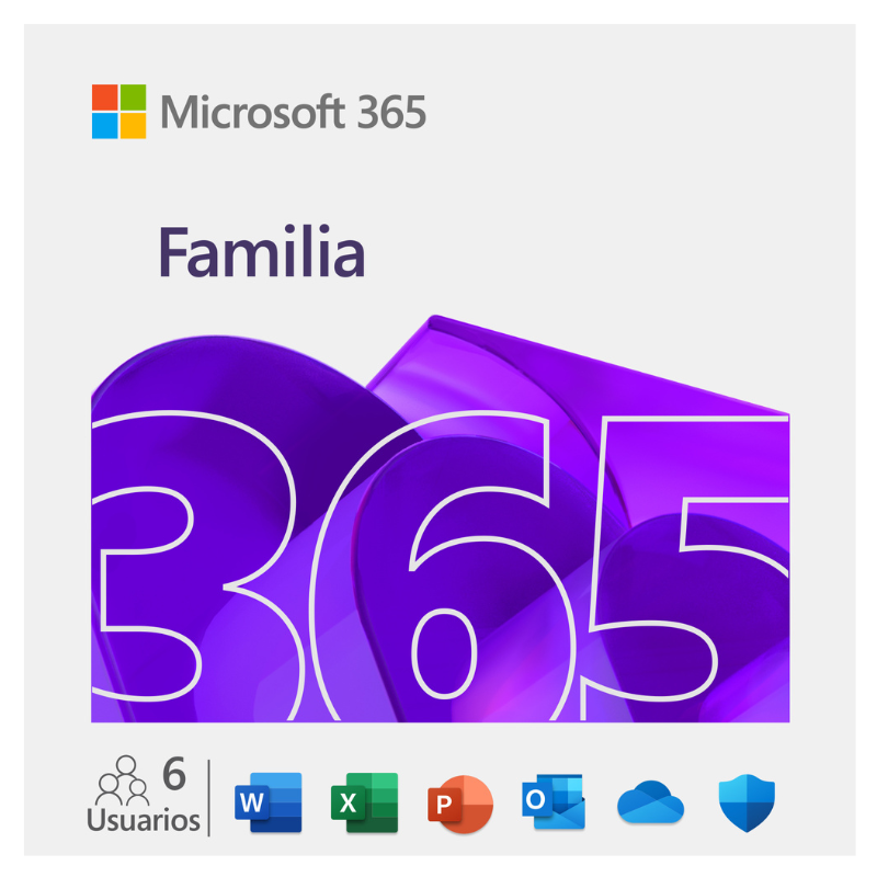 Licencia de Microsoft 365 Familia ESD 1 Año ***FISICA***