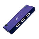 Hub Klip Xtreme KUH-400A 4 Puertos USB 2.0 Azul