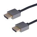 Cable HDMI Argom ARG-CB-1900 Slim 1.8 Metros Gris/Negro