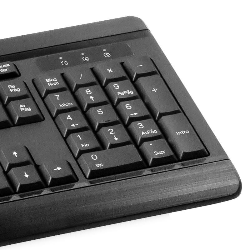 Teclado y Mouse Klip Xtreme DeskMate Español USB