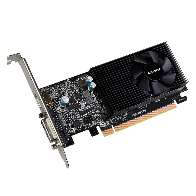 Tarjeta de Vídeo 2GB GDDR5 Gigabyte GeForce GT 1030 Low Profile DVI-D HDMI PCIe 3.0
