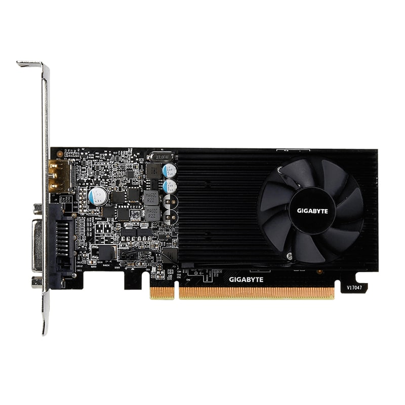 Tarjeta de Vídeo 2GB GDDR5 Gigabyte GeForce GT 1030 Low Profile DVI-D HDMI PCIe 3.0