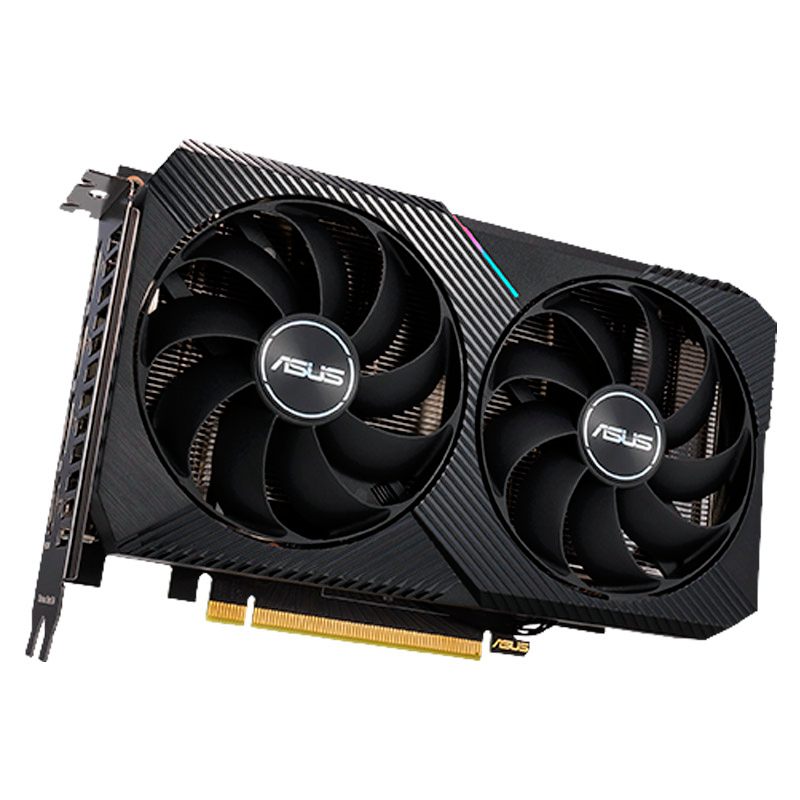 Tarjeta de Video 12GB GDDR6 Asus GeForce RTX 3060 Dual V2 HDMI DP PCIe 4.0