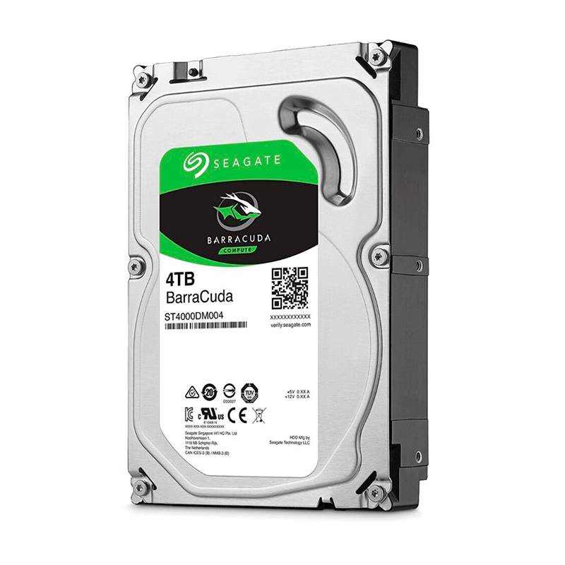 Disco Duro 3.5" 4TB Seagate BarraCuda SATA 5400 RPM