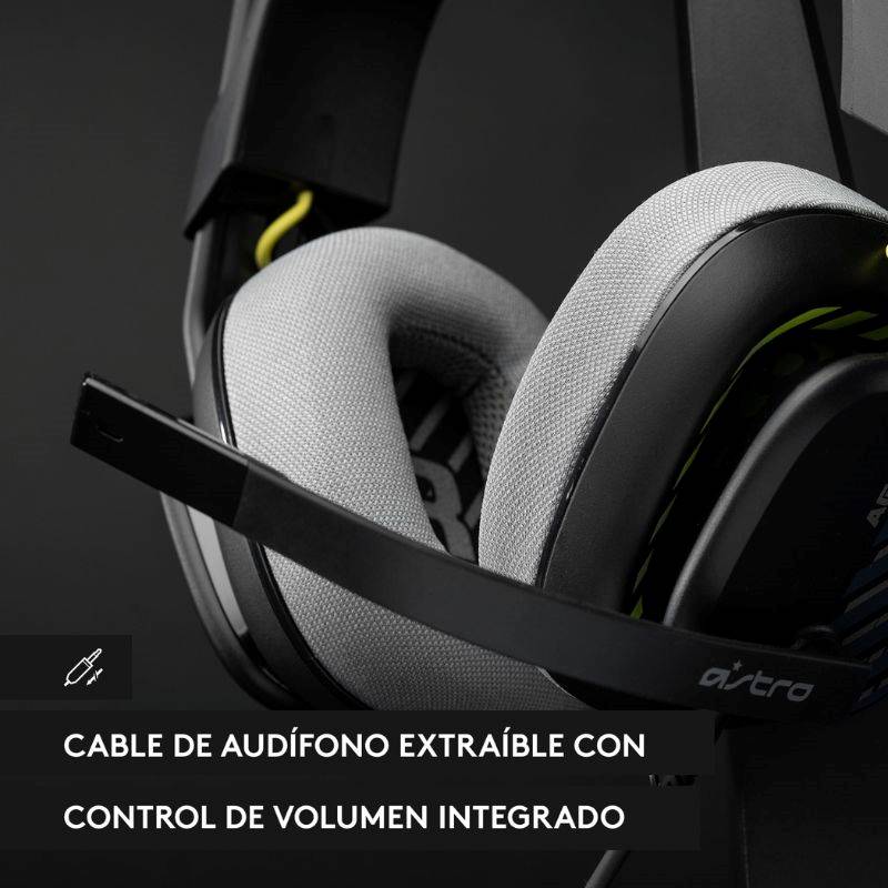 Audifonos tipo Headset ASTRO Gaming A10 Gen 2 3.5mm con Micrófono Negro