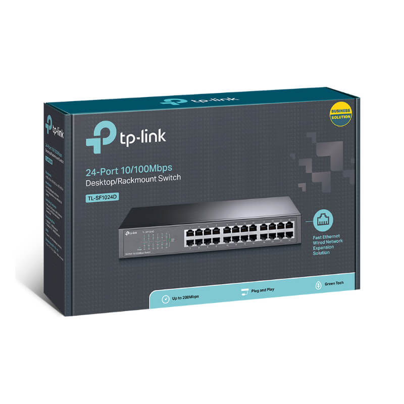 Switch TP-Link TL-SF1024D 24 Puertos 10/100Mbps