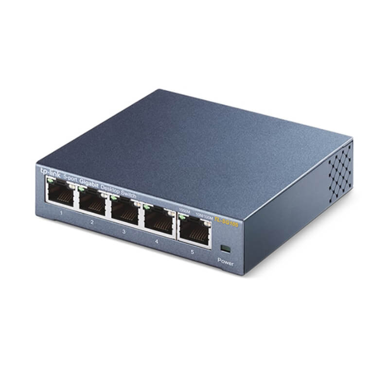 Switch TP-Link TL-SG105 5 Puertos 10/100/1000Mbps