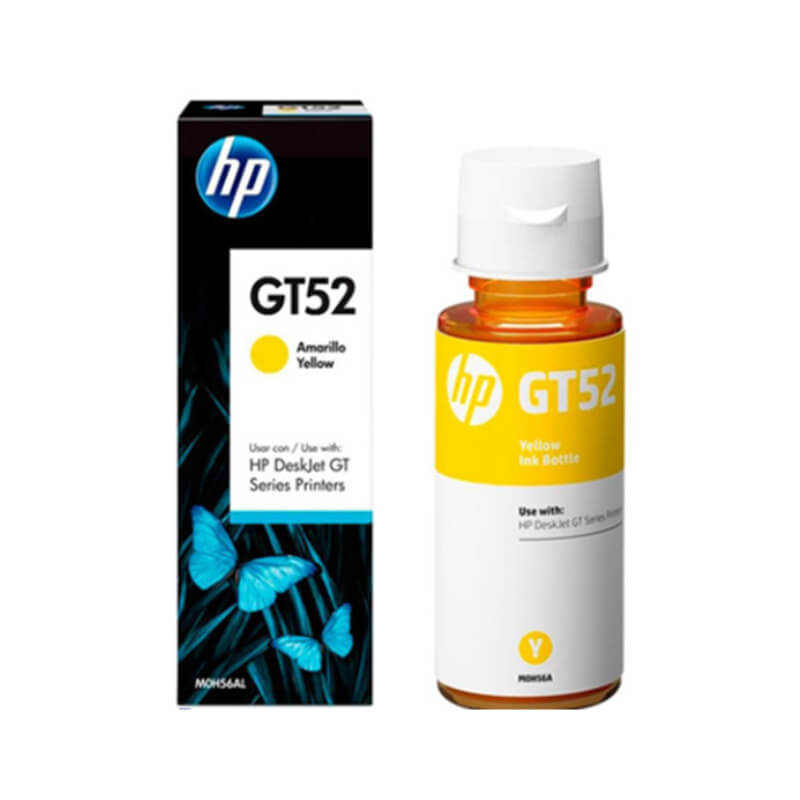 Botella de Tinta HP GT52 Amarillo 70ml