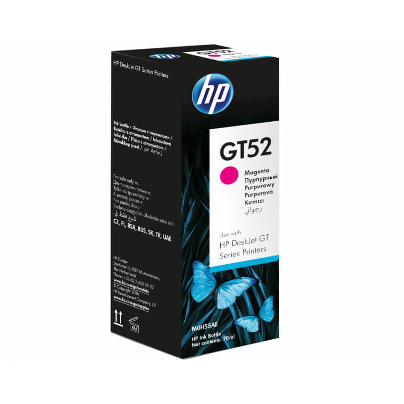 Botella de Tinta HP GT52 Magenta 70ml