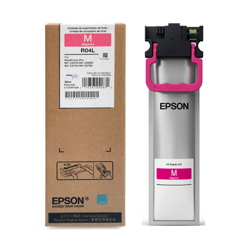 Bolsa de Tinta Epson WorkForce WF C5210/90, C5710/90 Magenta 38 ml