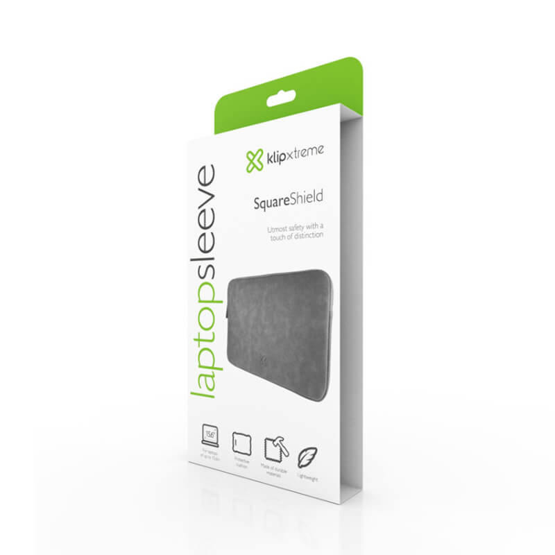 Funda para Portátil 15.6" Klip Xtreme SquareShield KNS-220GR Gris