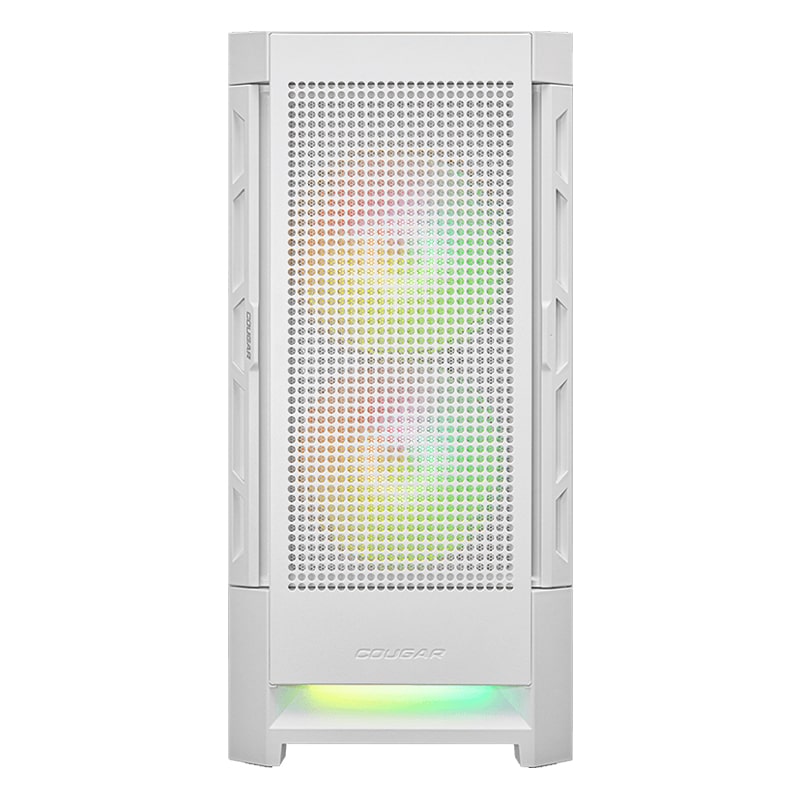 Case Gaming Cougar Duoface RGB Media Torre Vidrio Templado E-ATX Blanco (Sin Fuente)