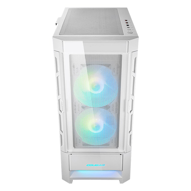 Case Gaming Cougar Duoface RGB Media Torre Vidrio Templado E-ATX Blanco (Sin Fuente)