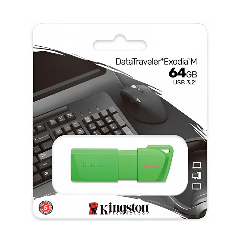 Memoria USB Kingston 64GB 3.2 DTX Exodia M Verde