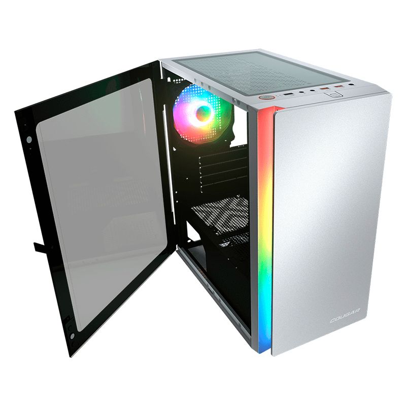 Case Gaming Cougar Purity RGB Media Torre ATX White (Sin Fuente)