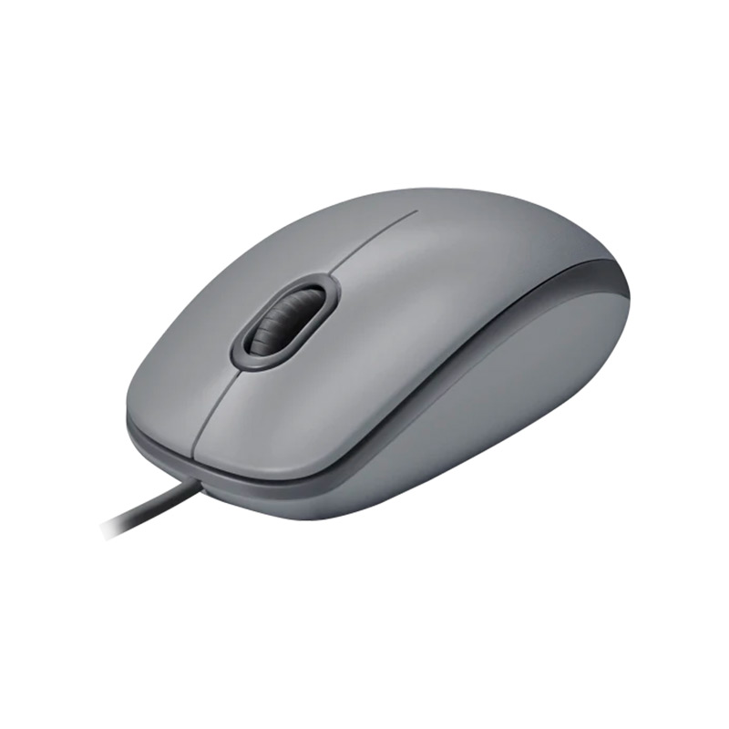 Mouse Alámbrico Logitech M110 Silent Gris