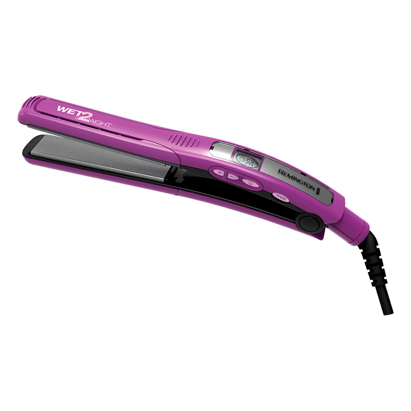 Plancha Alisadora Remington Pantalla Digital Wet 2 Straight Morado