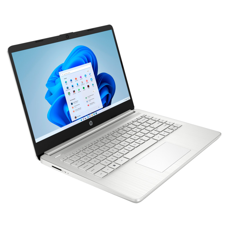 Laptop HP 14-dq5009la 14" Intel Core i3 1215U 8GB RAM 256GB SSD Plateado W11 Home SL Teclado Español