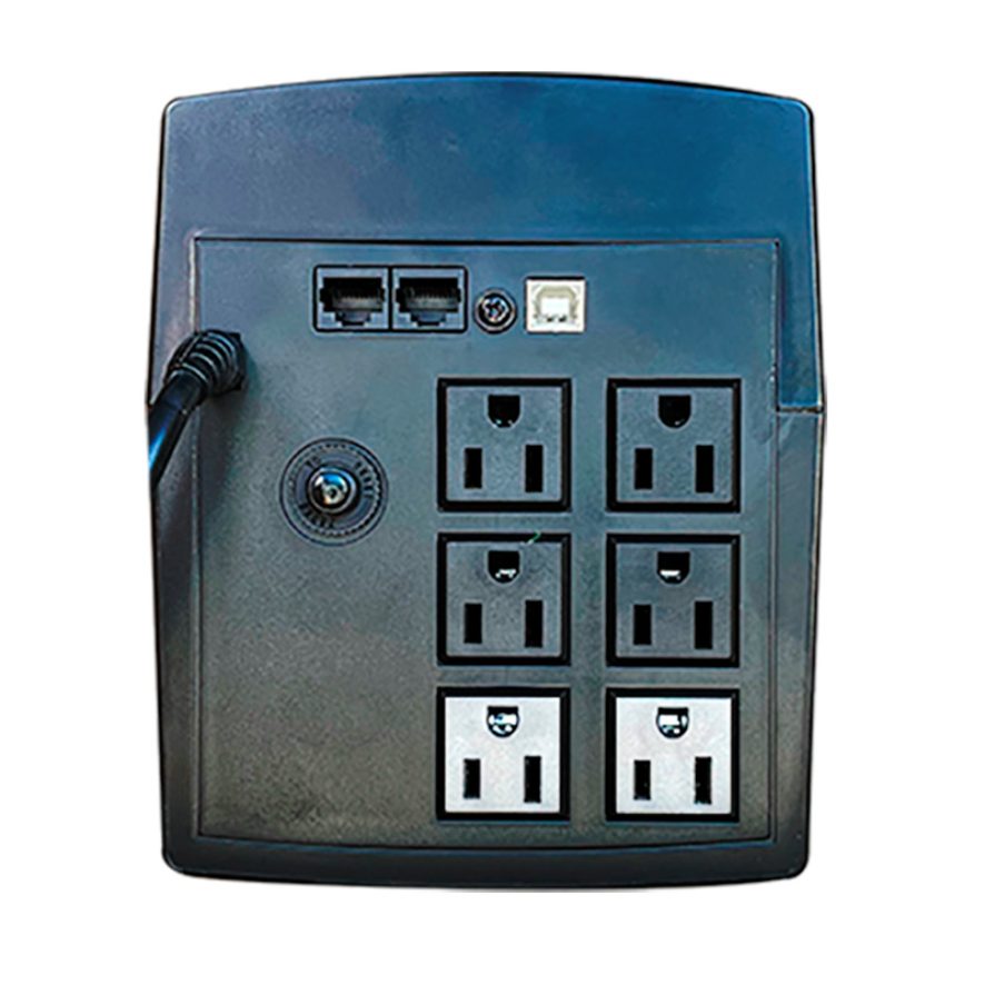 UPS 1200VA PowerBox UPSPB-1200VA 720W 6 Tomas