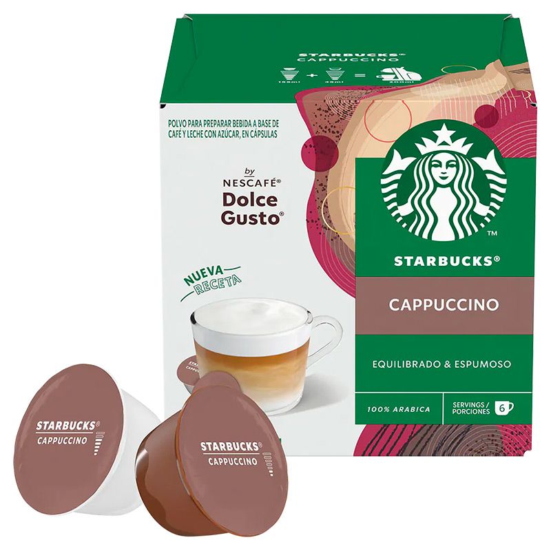 Cápsulas Starbucks Cappuccino para Nescafé Dolce Gusto