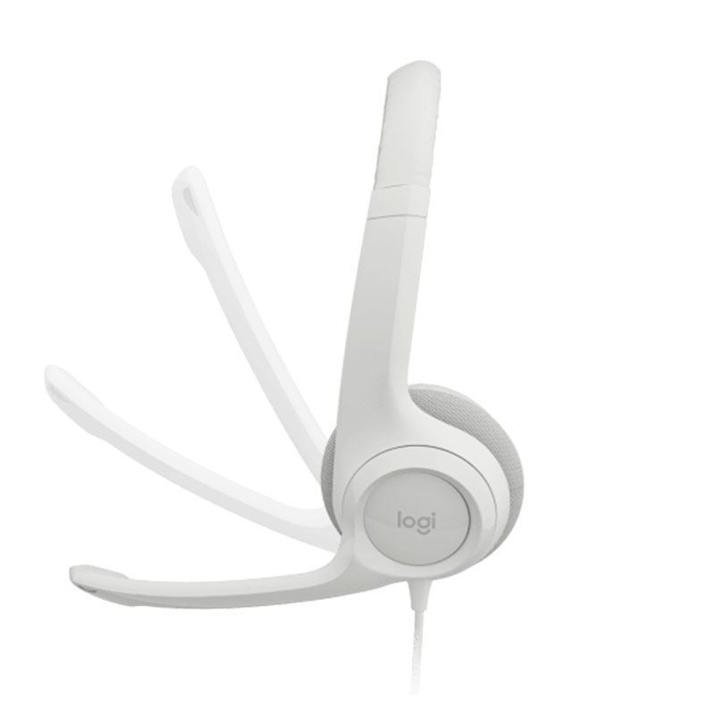 Audifonos tipo Headset Logitech H390 USB con Micrófono Blanco