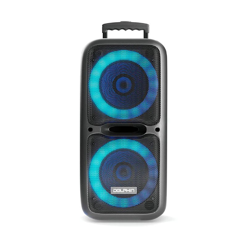 Bocina Dolphin SP-2120RBT Portatil LED Light FM Radio