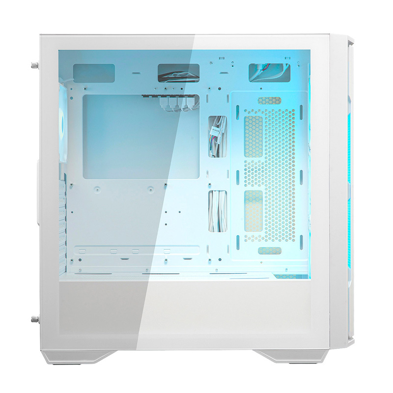 Case Gaming Cougar Uniface RGB Media Torre Vidrio Templado ATX Blanco (Sin Fuente)