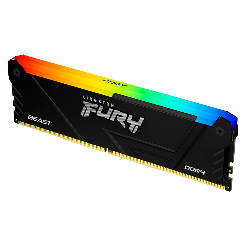 Memoria DDR4 DIMM 8GB Kingston Fury Beast RGB 3200MHz CL16