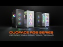 Case Gaming Cougar Duoface Pro RGB Media Torre Vidrio Templado E-ATX Negro (Sin Fuente)