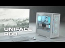 Case Gaming Cougar Uniface Media Torre Vidrio Templado ATX Blanco (Sin Fuente)