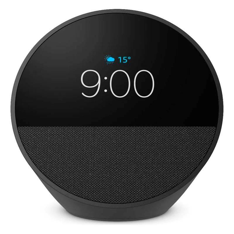 Bocina Inteligente Amazon Echo Spot Smart Negro Con Alexa