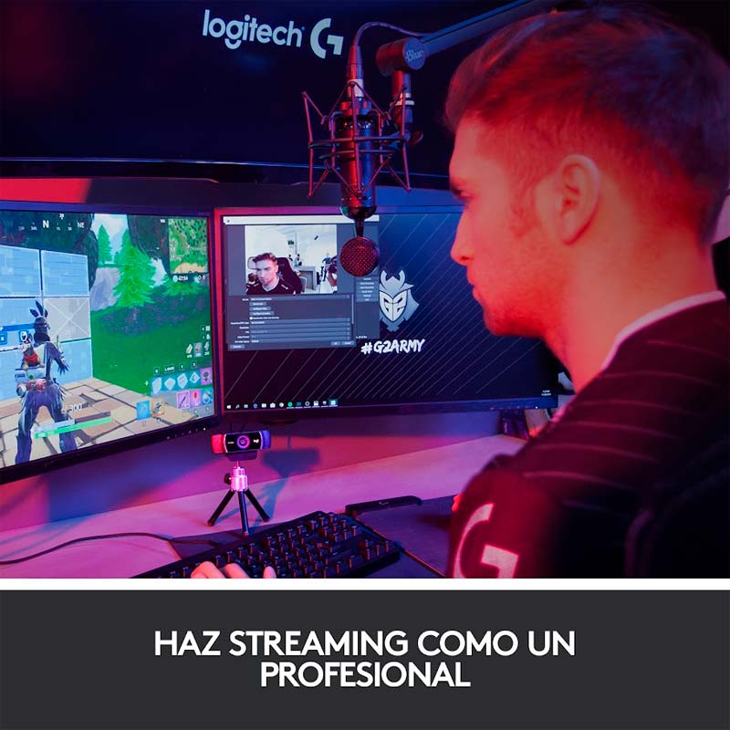 Cámara Web Logitech C922 PRO STREAM Full HD