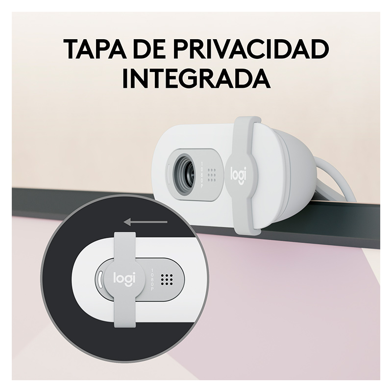 Cámara Web Logitech Brio 100 Full HD Blanco