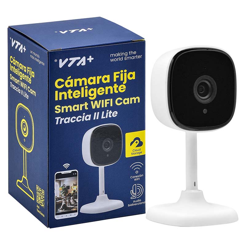 Cámara Inteligente VTA+ TRACCIA 2 Smart Home Wi-Fi para Interiores Fija FHD 1080p