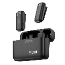 Micrófono VTA+ Inalámbrico con Gancho de Sujeción Negro