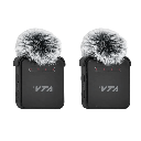 Micrófono de Solapa VTA+ Inalámbrico con Gancho de Sujeción Negro