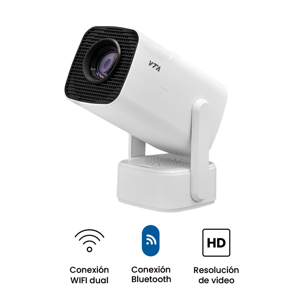 Proyector Inteligente VTA+ 2100 Lúmenes 1280x720 HDMI