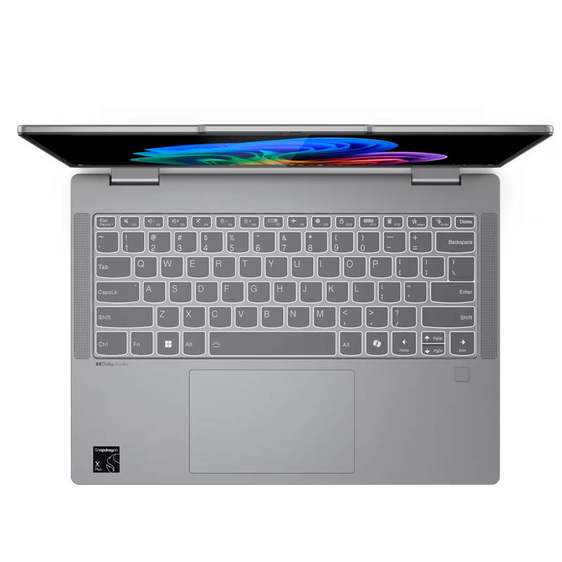 Laptop Lenovo 5 144Q8X9 14" Touchscreen Snapdragon X PlusX1O-42-100 16GB RAM 1TB SSD Gris W11 Home Teclado Ingles