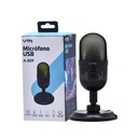 Micrófono VTA+ A-309 RGB USB Negro